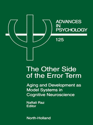 cover image of The Other Side of the Error Term